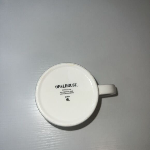 Opalhouse White Porcelain Mug With Red Silhouette Hearts On Either Side - Picture 5 of 5